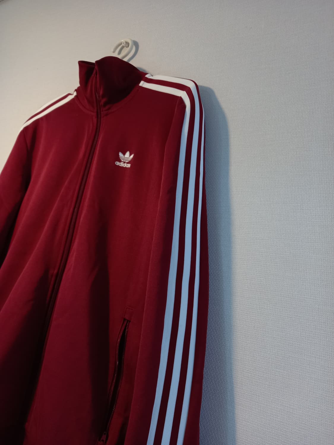 아디다스 베켄바우어 버건디 트랙탑 저지 져지집업 105 상품이미지2
