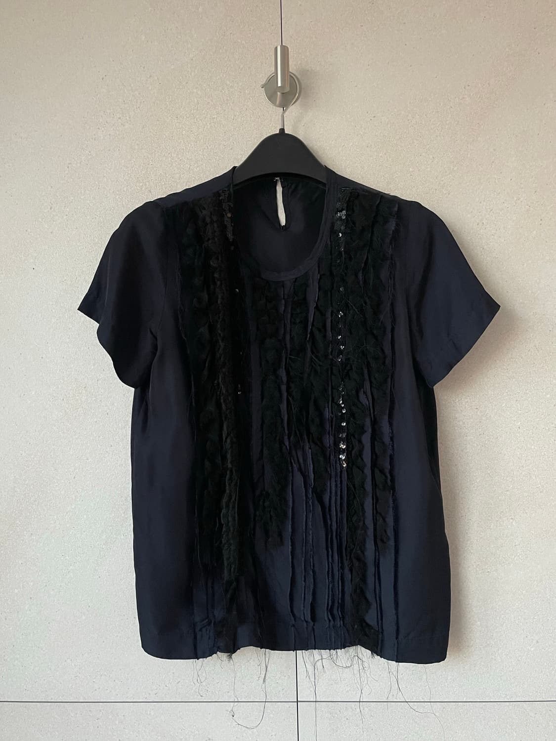 꼼데가르송 트리콧 반팔 블라우스 상품이미지3