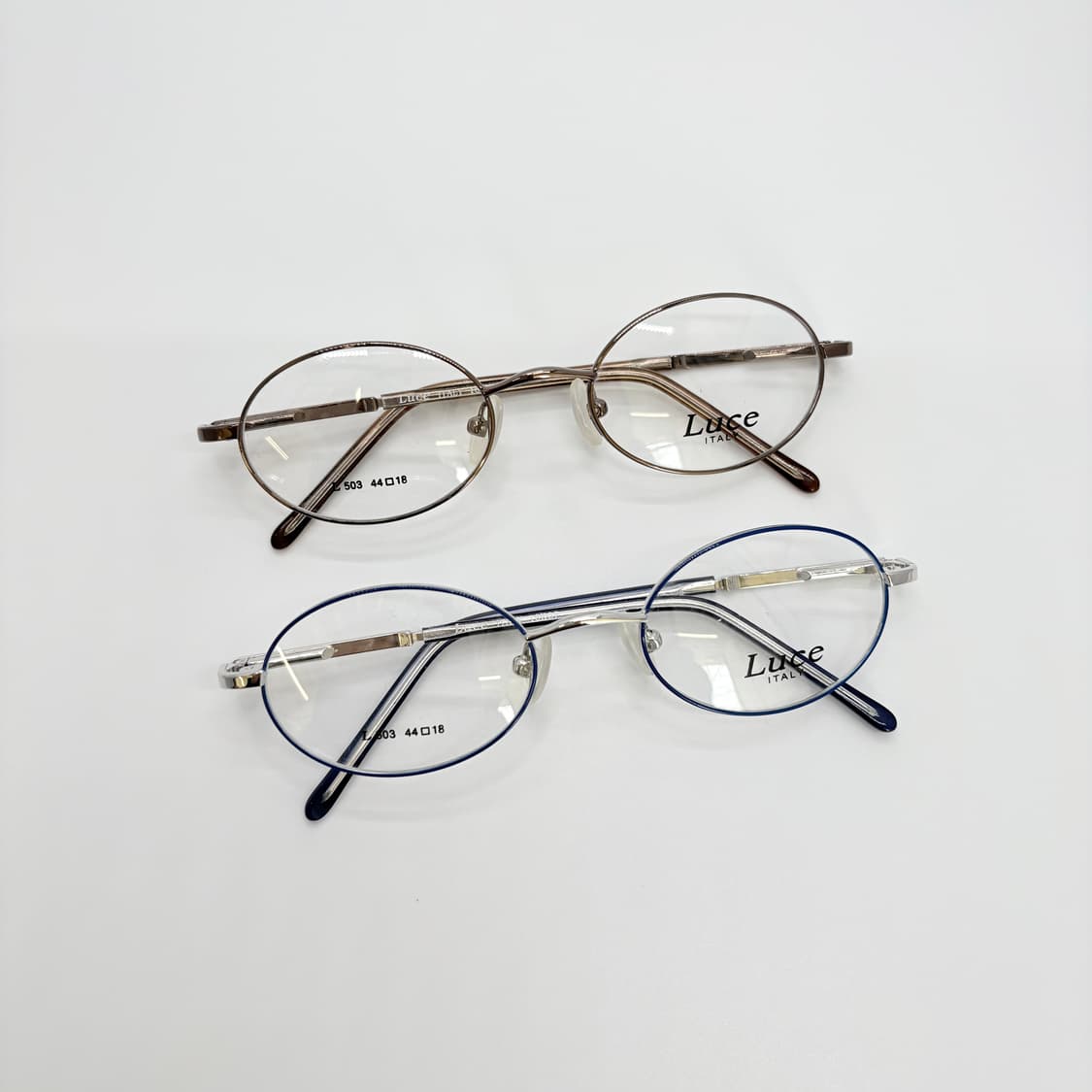 LUCE 브라운 오벌 키즈용 안경 상품이미지6