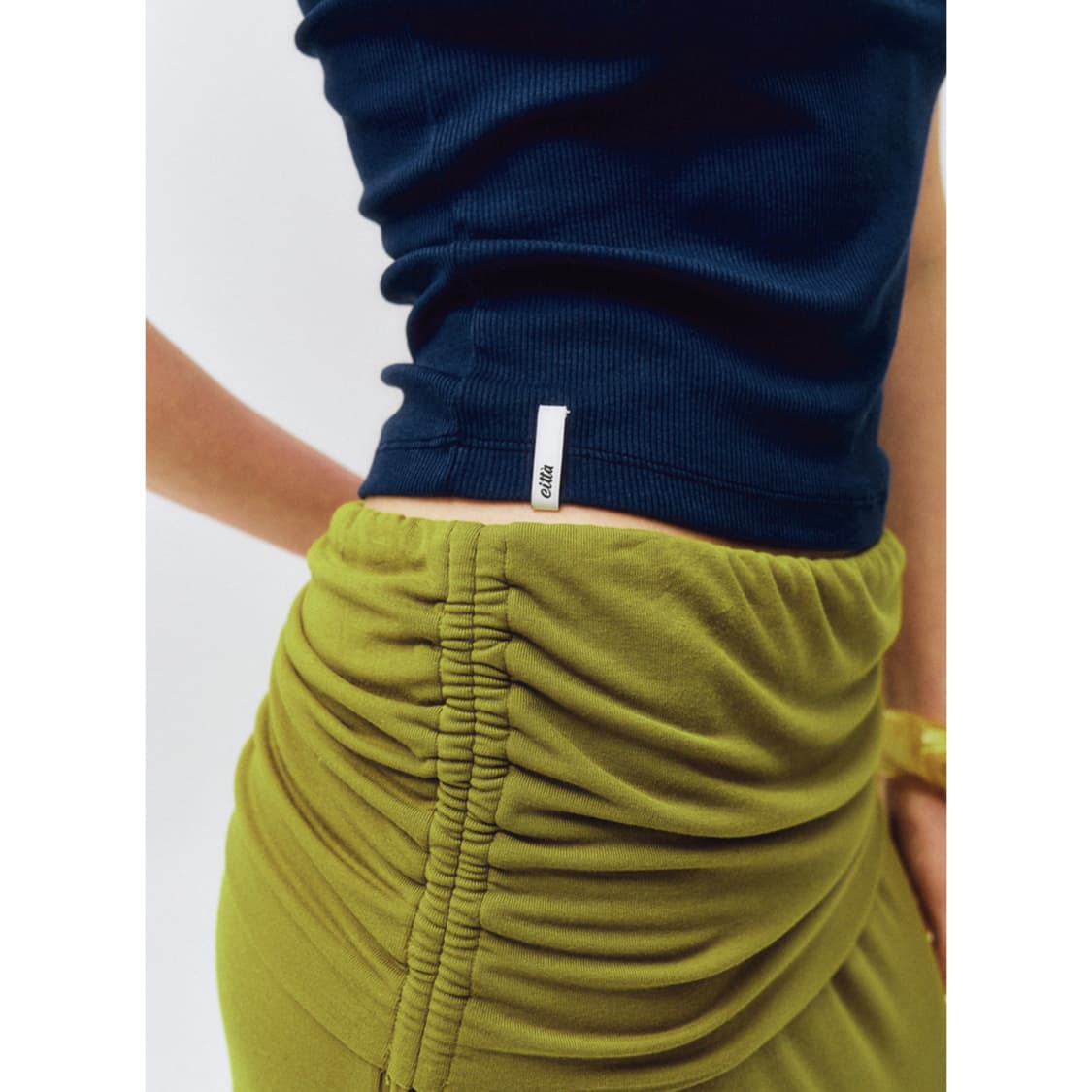 씨타 에브리데이 컴포트 롱스커트 올리브 상품이미지4