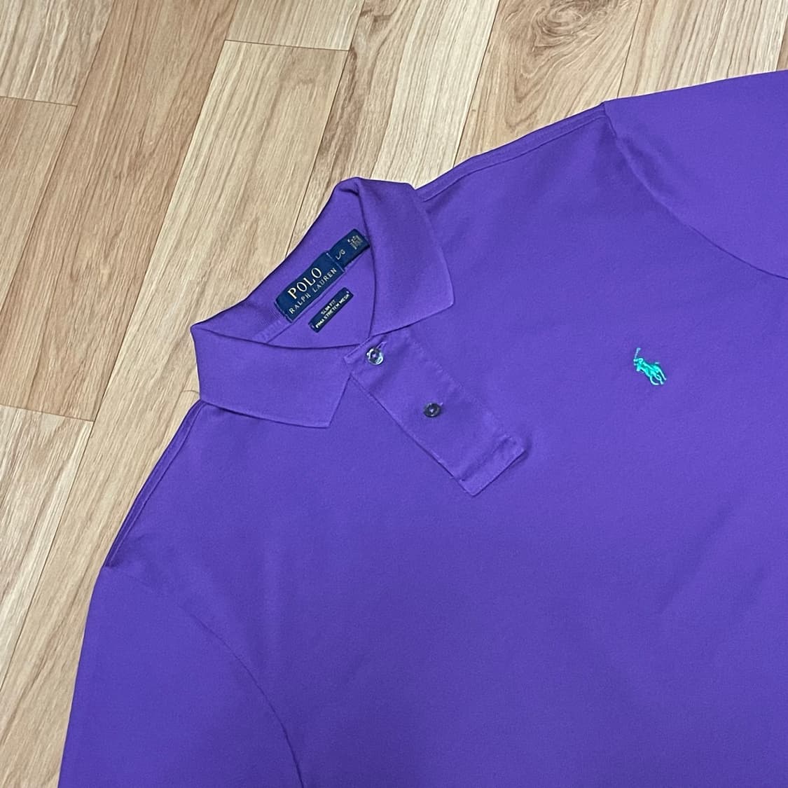 (새상품) [S] 폴로 랄프로렌 퍼플 카라티 상품이미지2