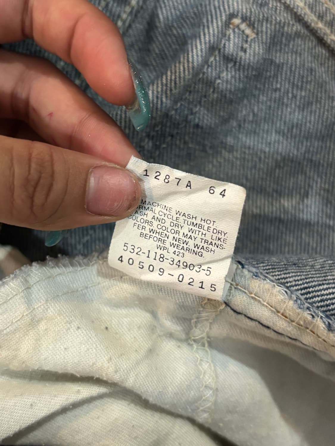 80‘s MADE IN USA 🇺🇸 리바이스 509 스트레이트 상품이미지9