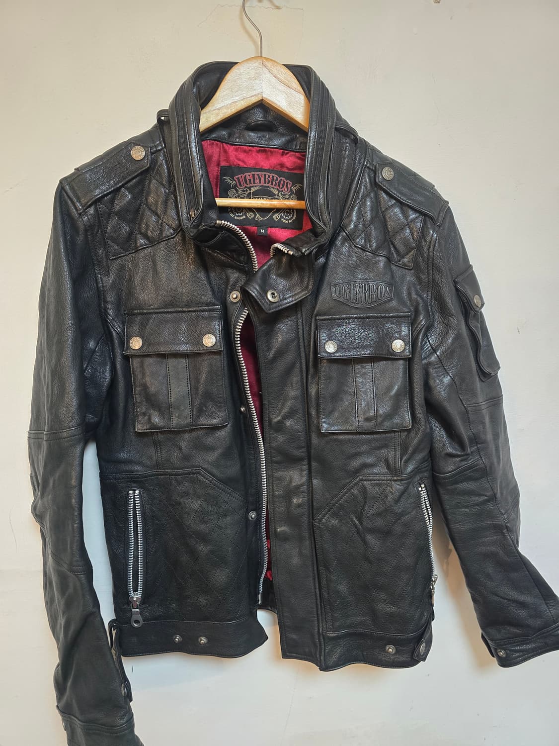UGLYBROS 라이더 가죽 자켓 M.(새상품급) 상품이미지4