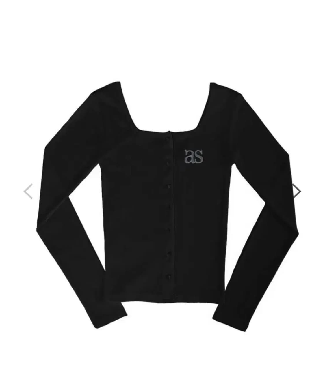 애즈온 시실리 가디건 블랙 상품이미지1