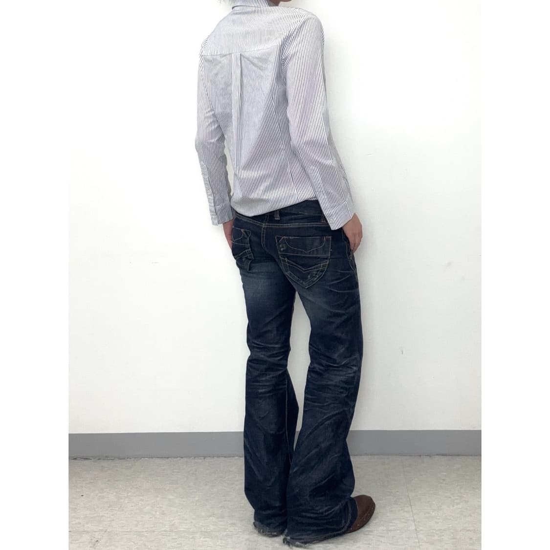 빈티지 스트라이프 셔츠 상품이미지3