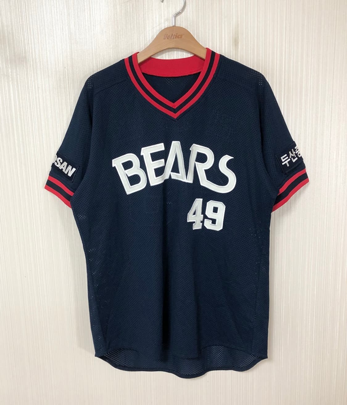 KBO 위팬 두산베어스 올드원정 유니폼/져지 105 #49 민병헌 상품이미지1