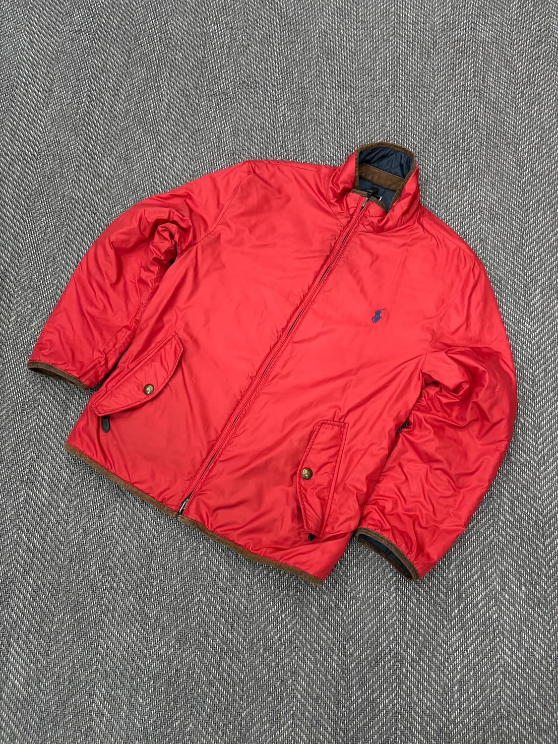 폴로랄프로렌 경량패딩 네이비 양면m 상품이미지6