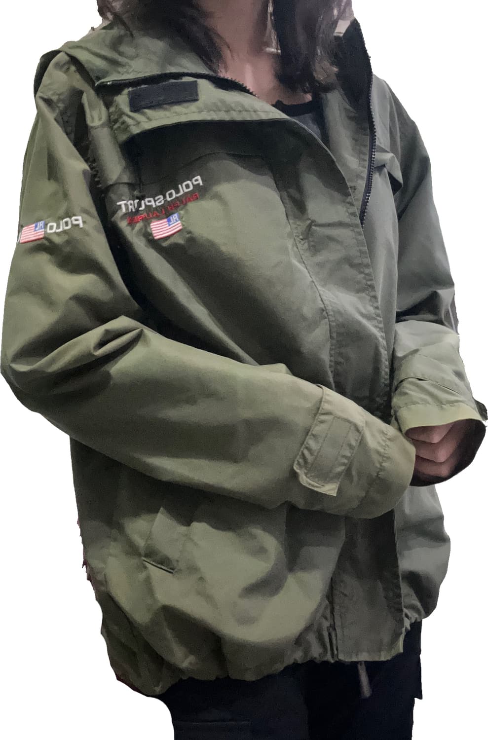 폴로 빈티지 바람막이 카키 상품이미지6