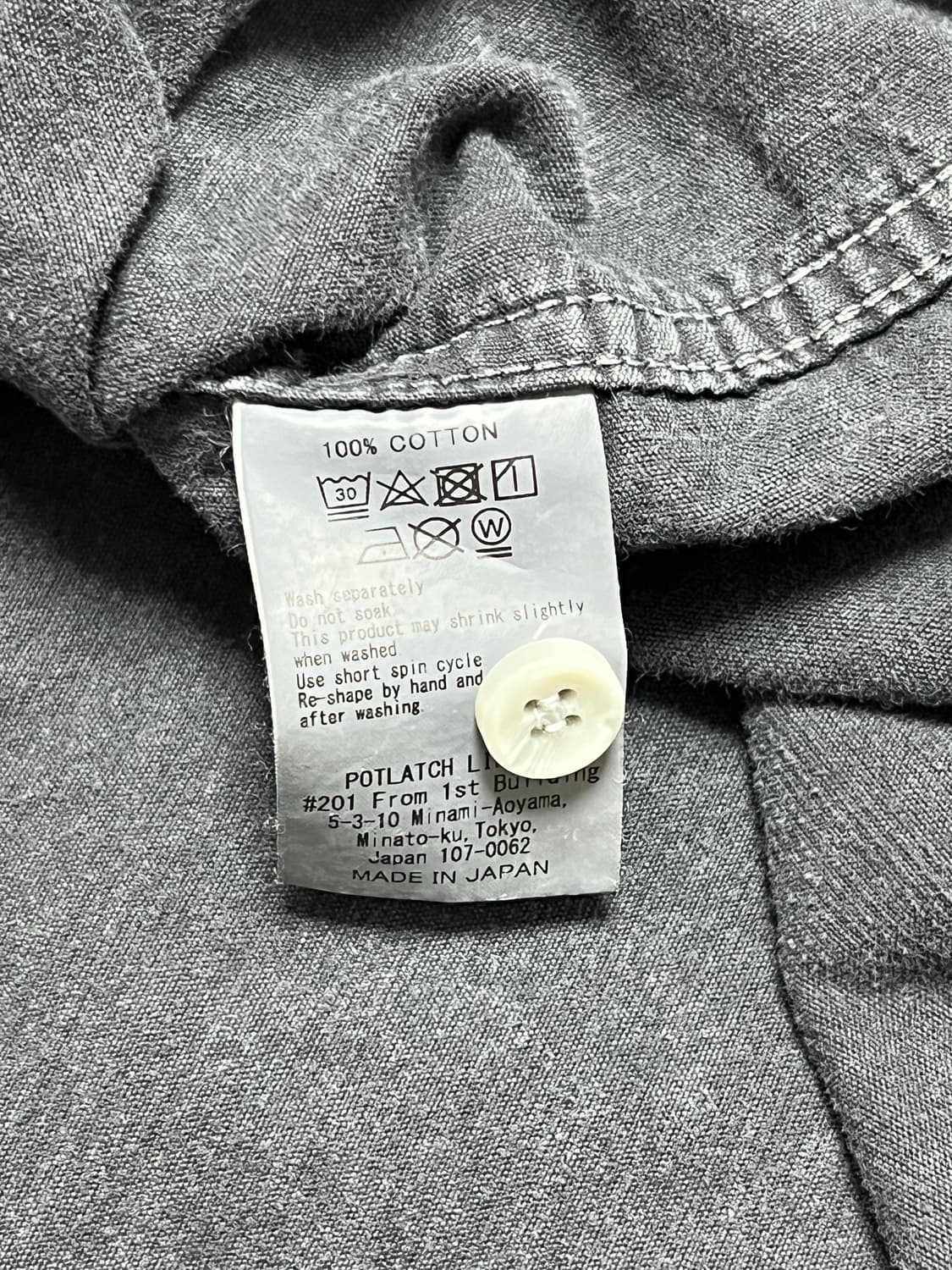 카브엠트 코듀로이 셔츠 (XL) 상품이미지6