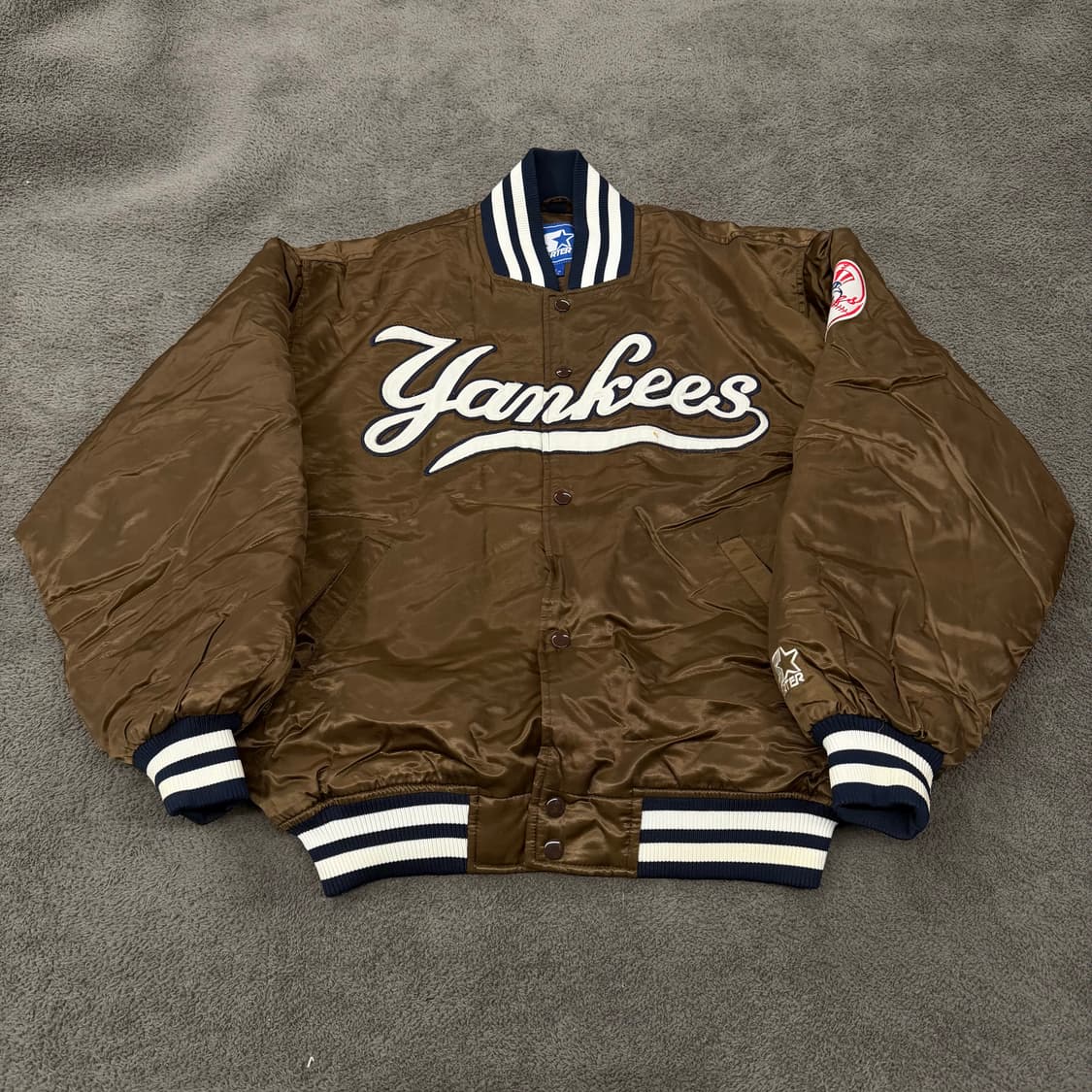 [정품/L] 스타터 뉴욕양키스 스타디움 바시티 자켓 상품이미지2