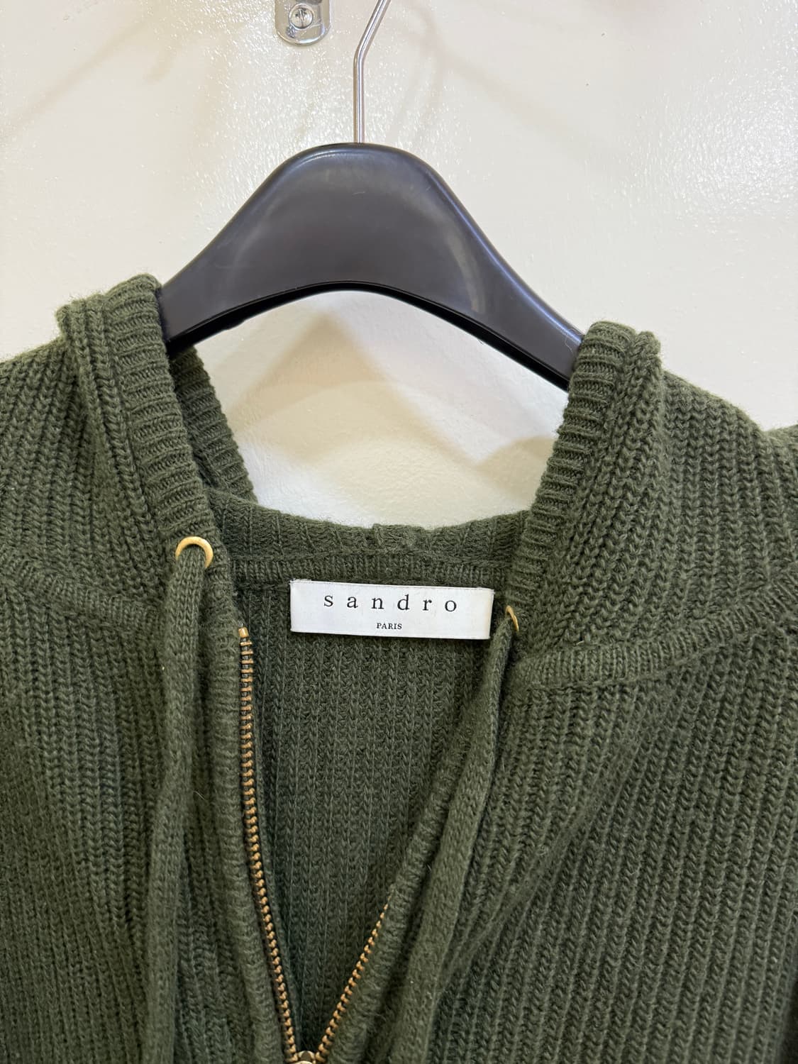 산드로 니트 집업 후드 정품 상품이미지4