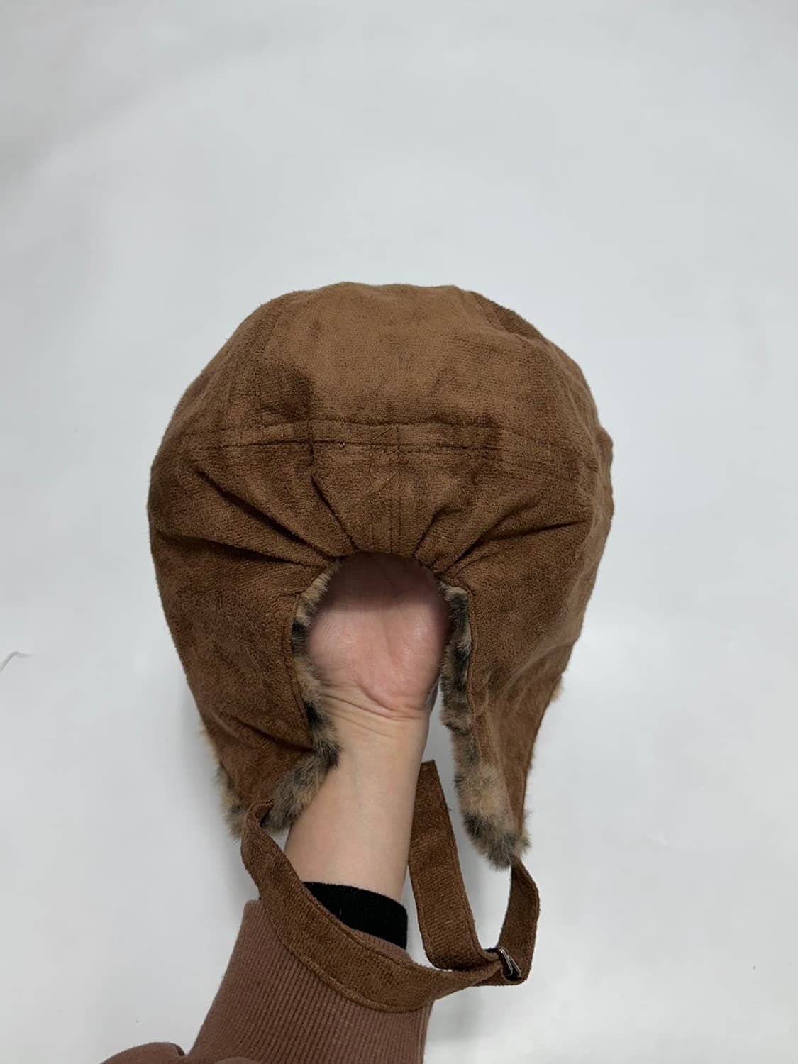 빈티지 리버서블 호피 레오파드 이어플랩 트루퍼 상품이미지8