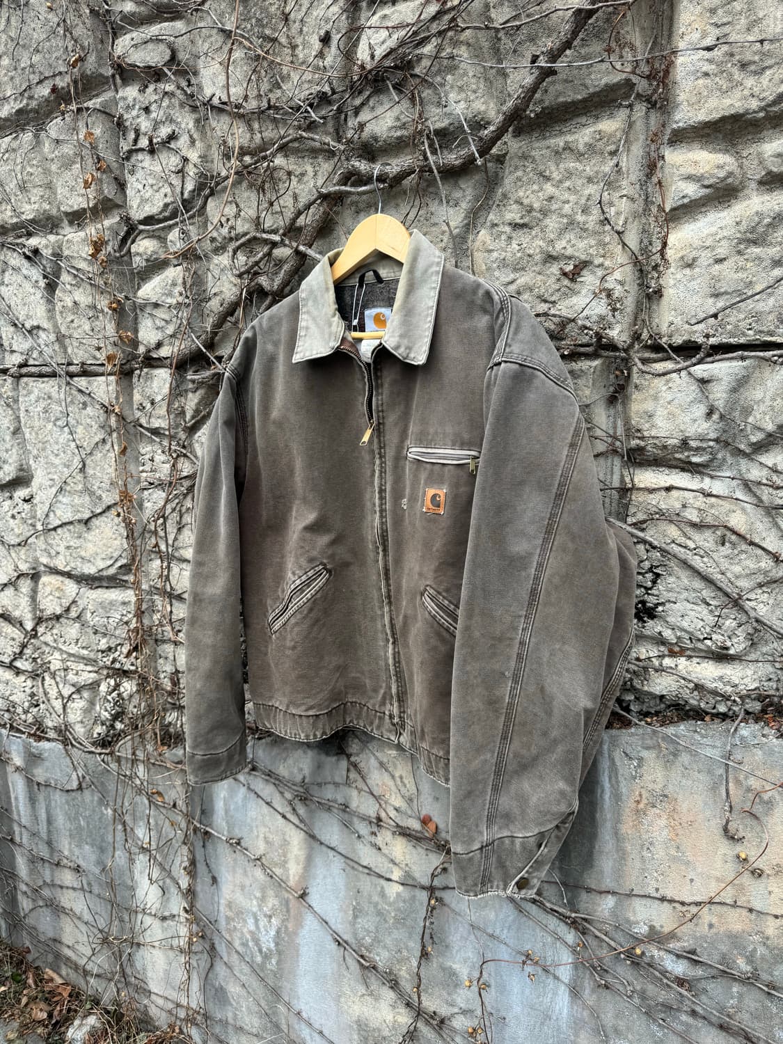00s 칼하트 빈티지 j97 CHT 하드페이딩 디트로이트 워크 자켓 상품이미지3