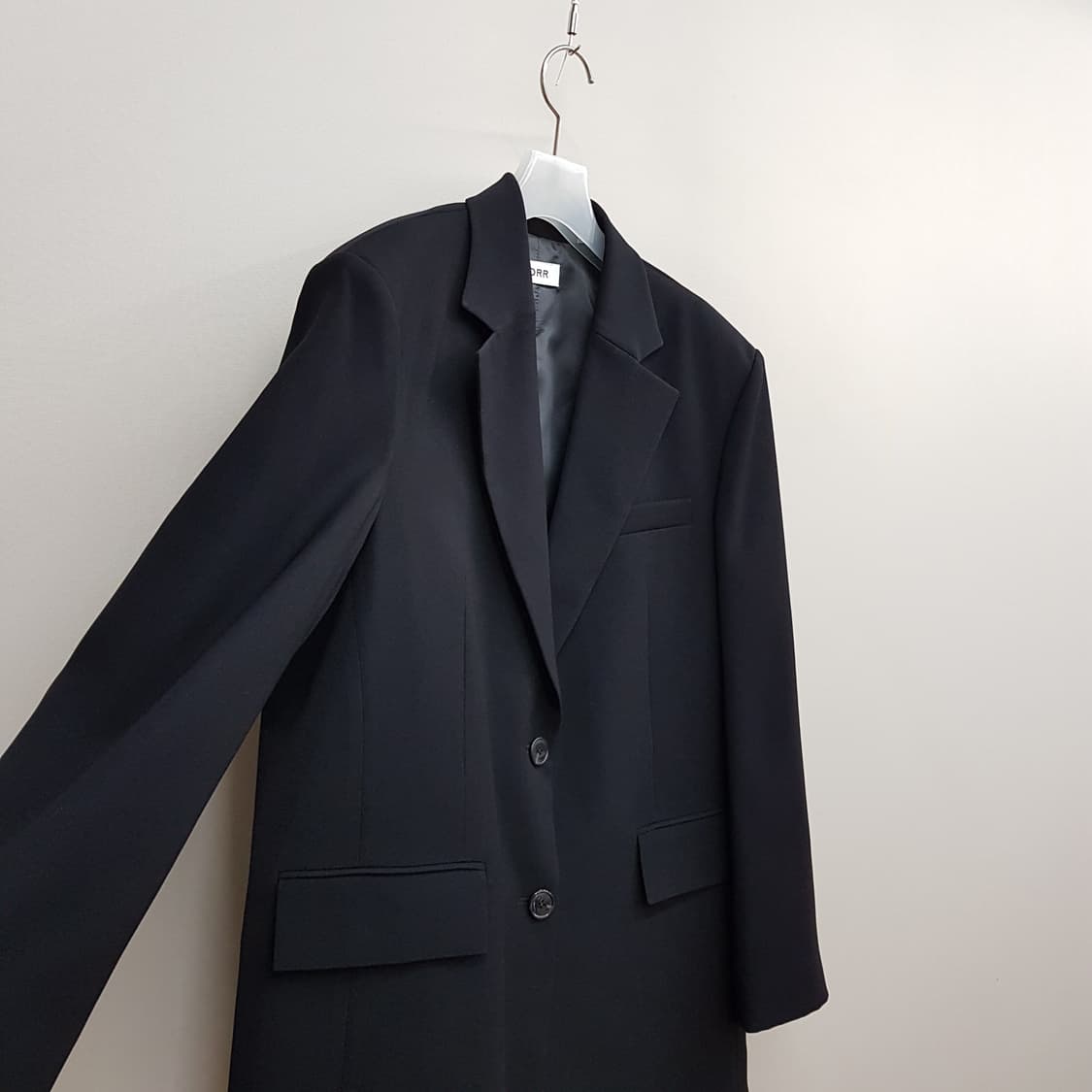 오르 2025 클래식 테일러드 싱글 자켓 XS사이즈 상품이미지3