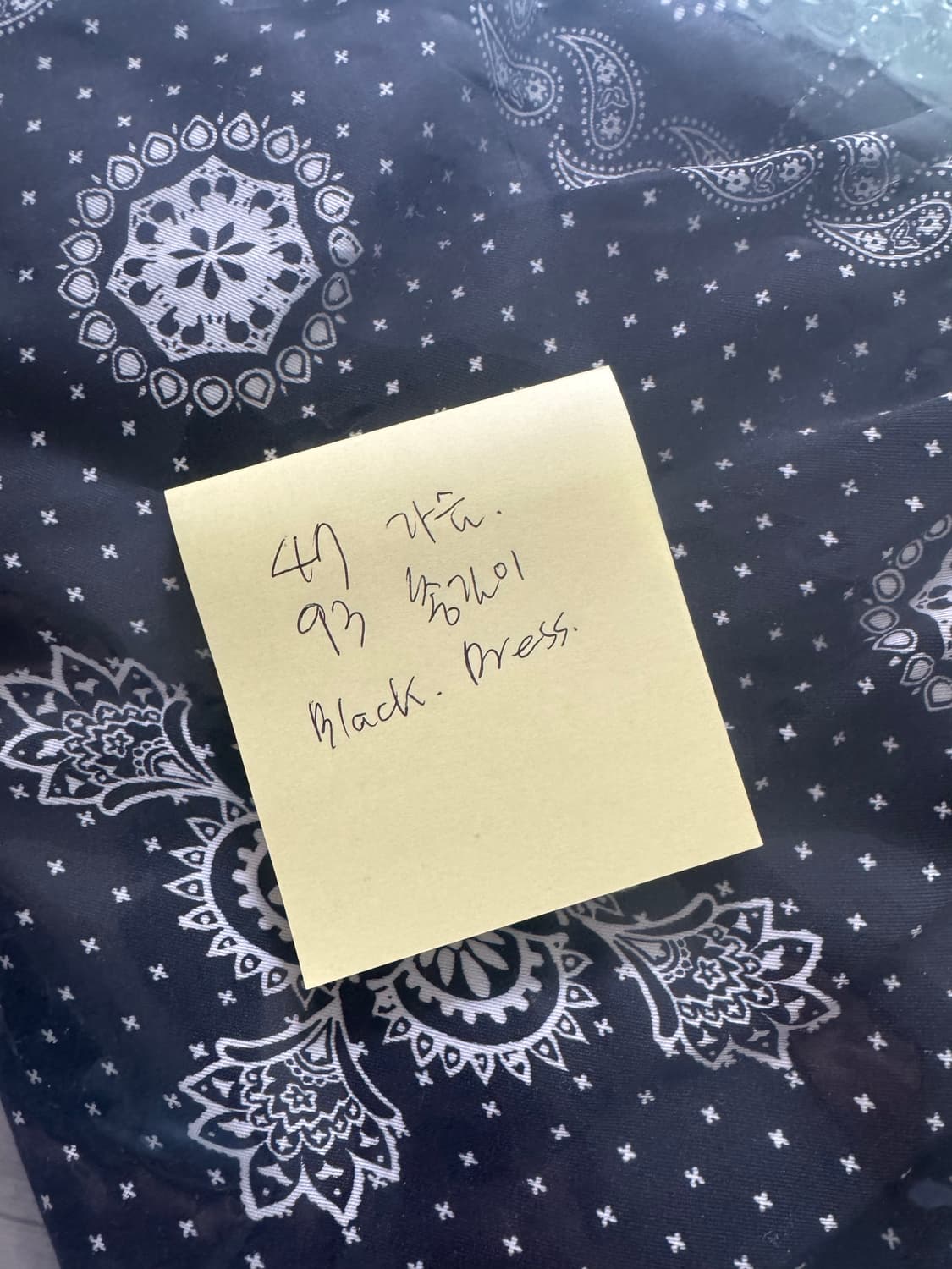 산드로 블랙&화이트 페이즐리 드레스 상품이미지6