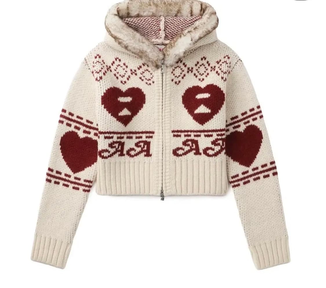 베이프 니트집업 상품이미지1