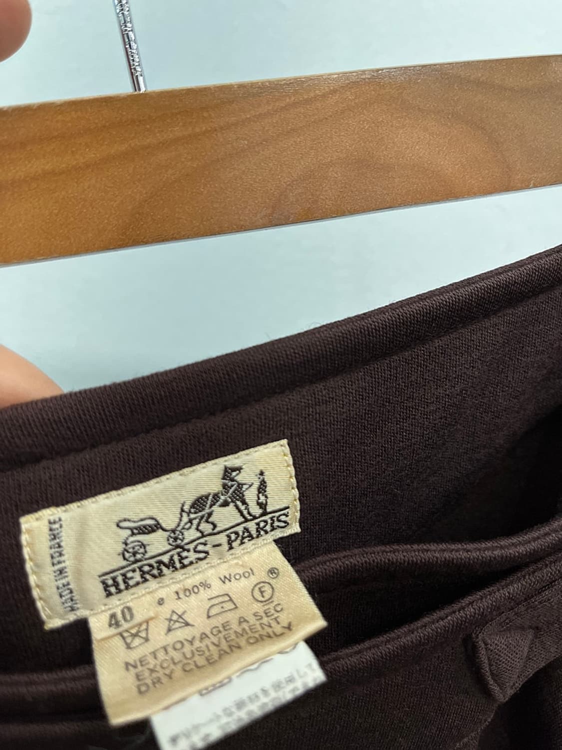 여) 에르메스 금장 랩스커트 상품이미지8