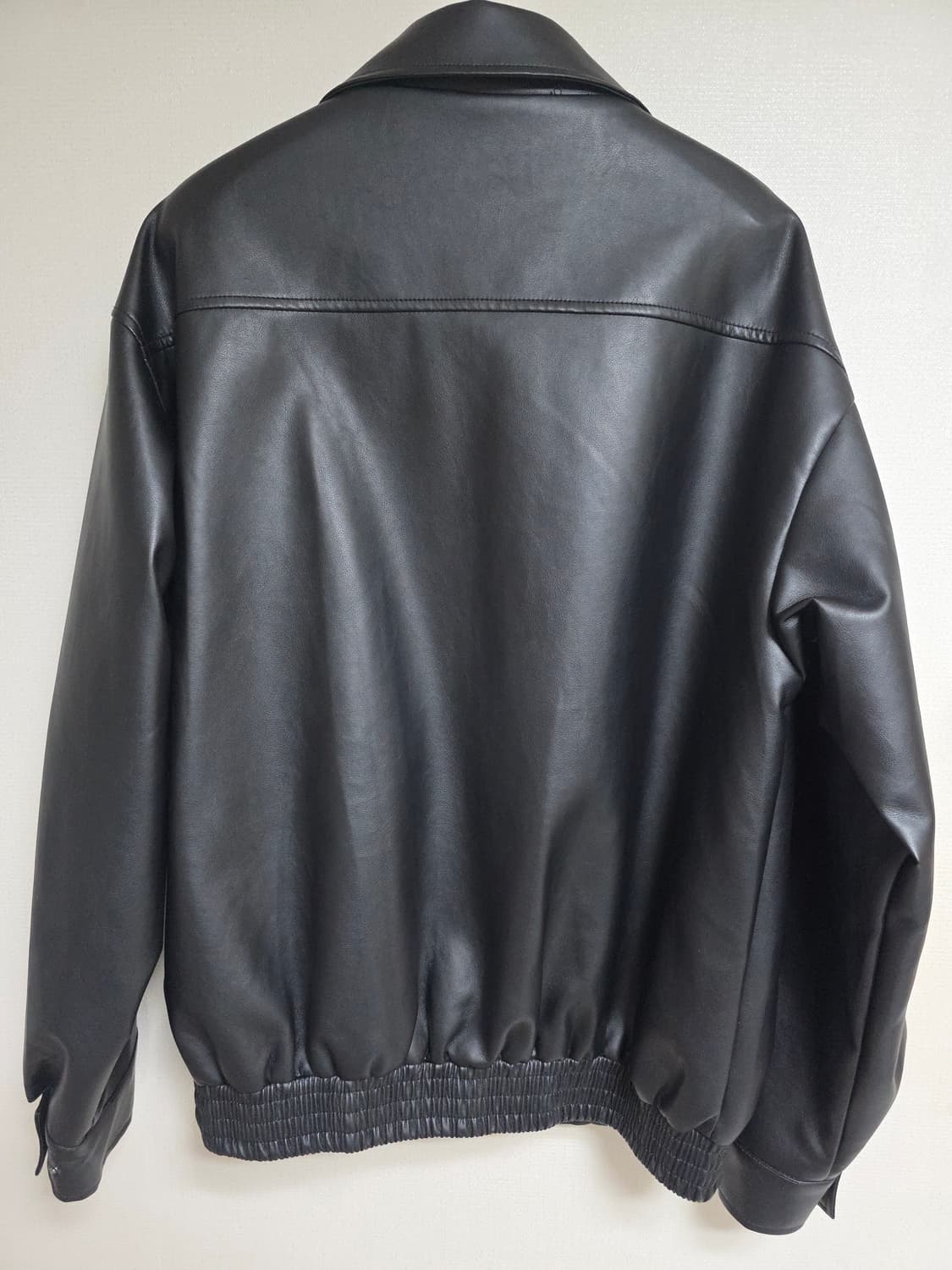 브이투 465-3 VEGAN LEATHER OVERFIT JACKET 상품이미지3