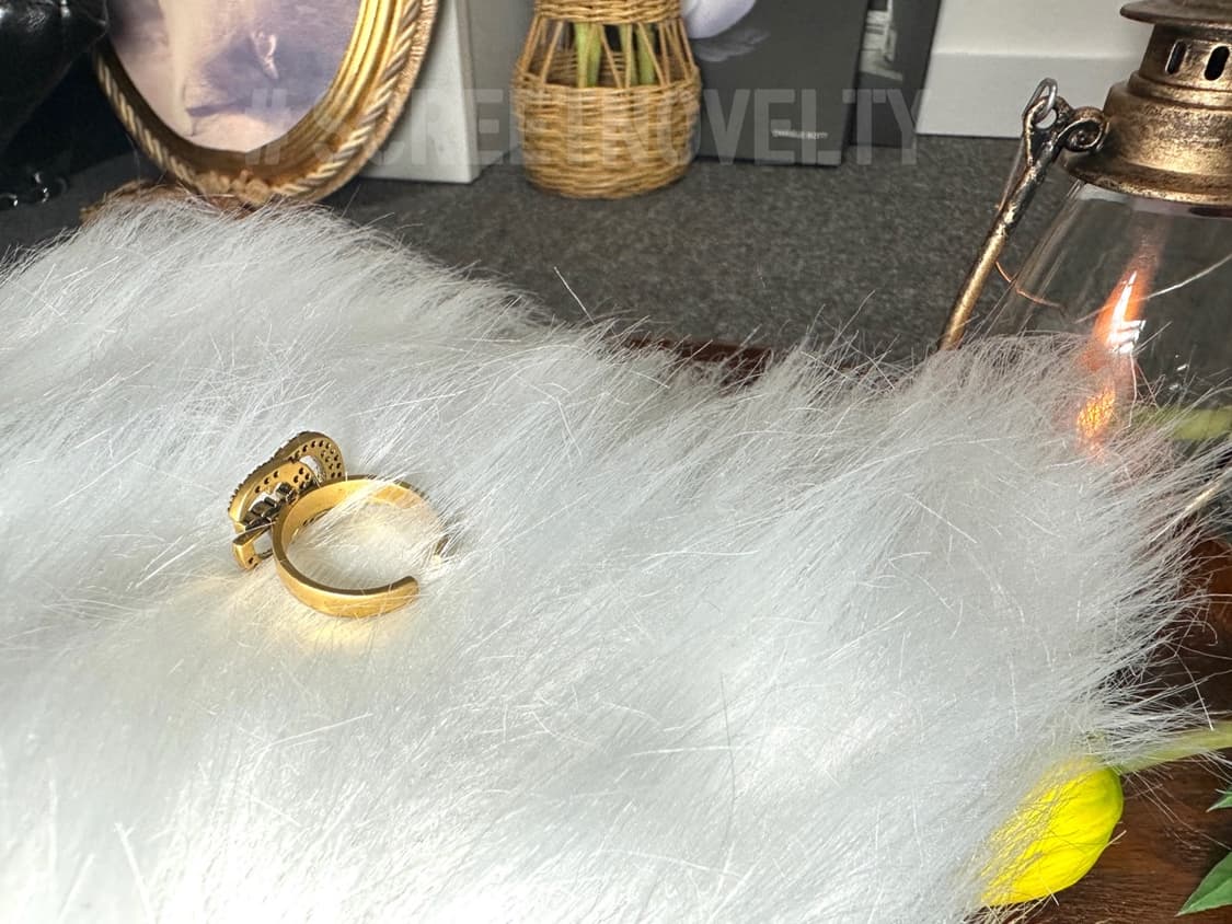 구찌 클래식 GG 이니셜 반지 골드 상품이미지4