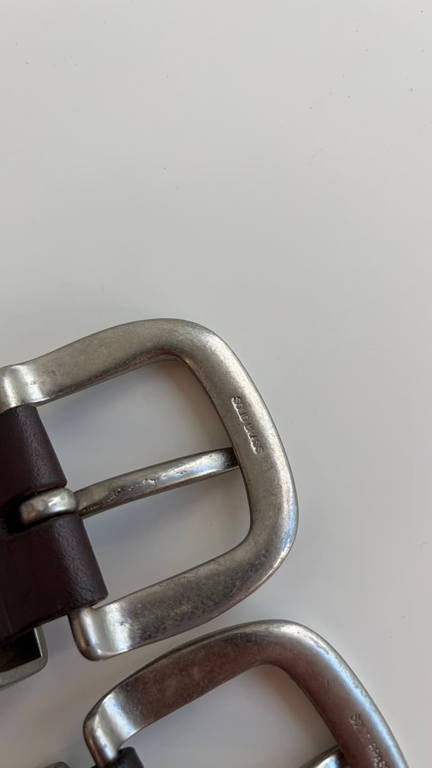 알엠윌리엄스 솔리드 레더 벨트 상품이미지4