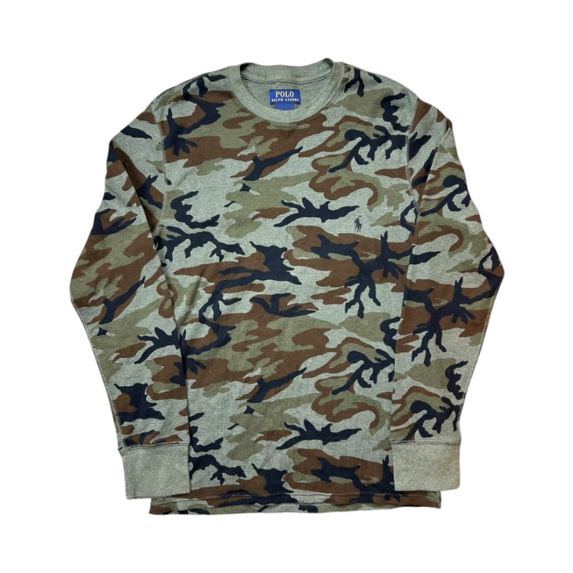 S) 폴로 랄프로렌 카모플라주 와플 롱 슬리브 티셔츠 T-094 상품이미지1