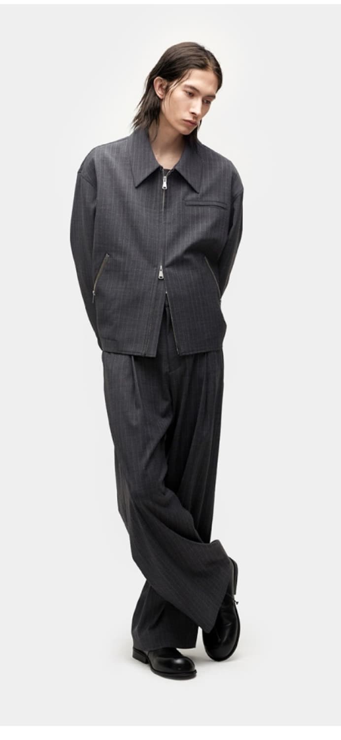 쿠어 스트라이프 트라우저 상품이미지2