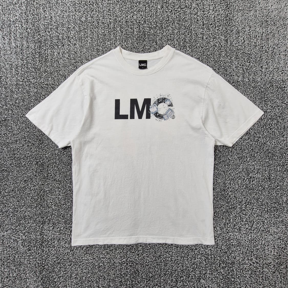 빈티지9. 엘엠씨 LMC 스몰 어스 오버핏 로고 그래픽 반팔 티셔츠 상품이미지1