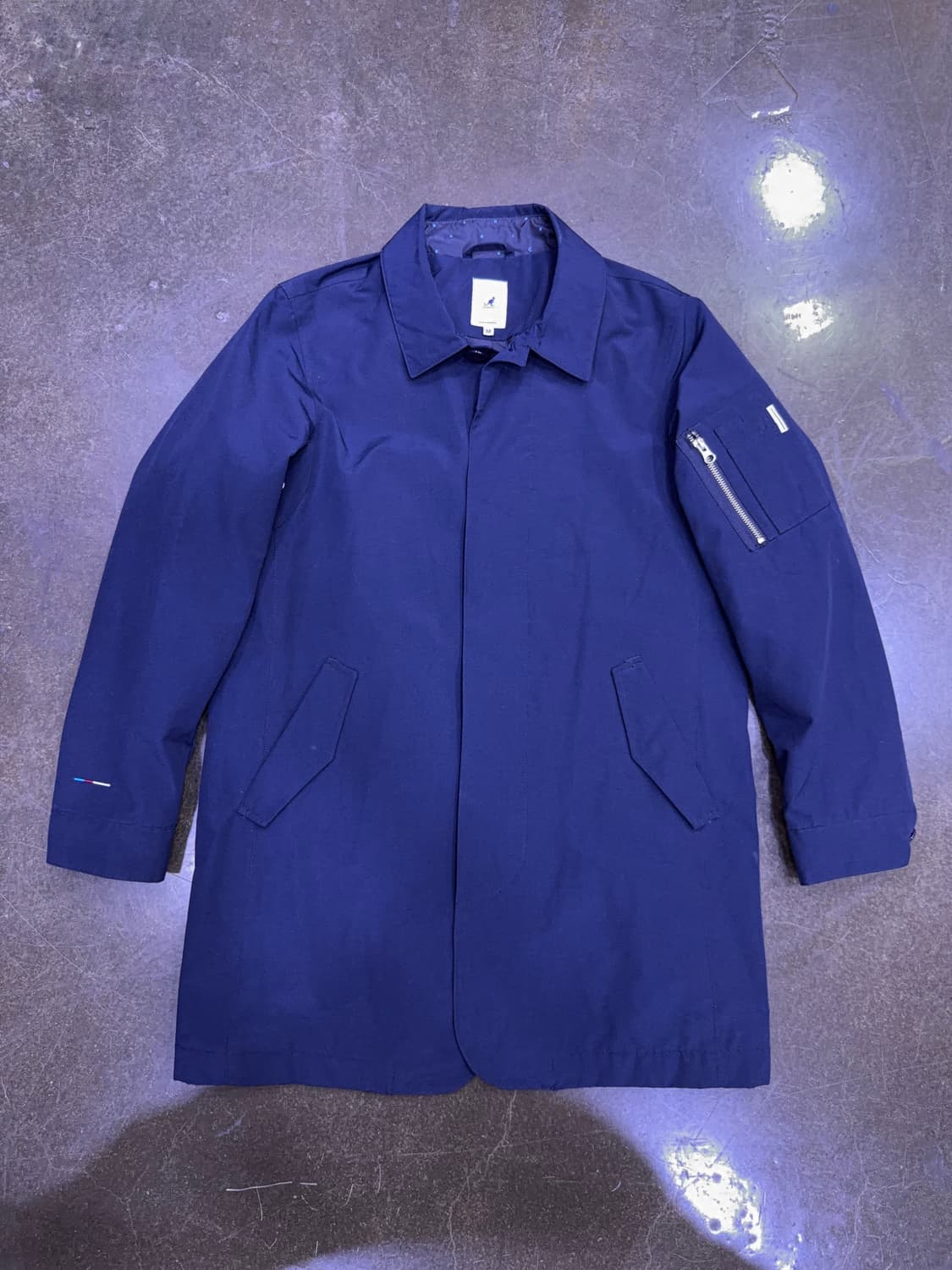 캉골 맥코트 발마칸 트렌치코트 네이비 M 상품이미지1