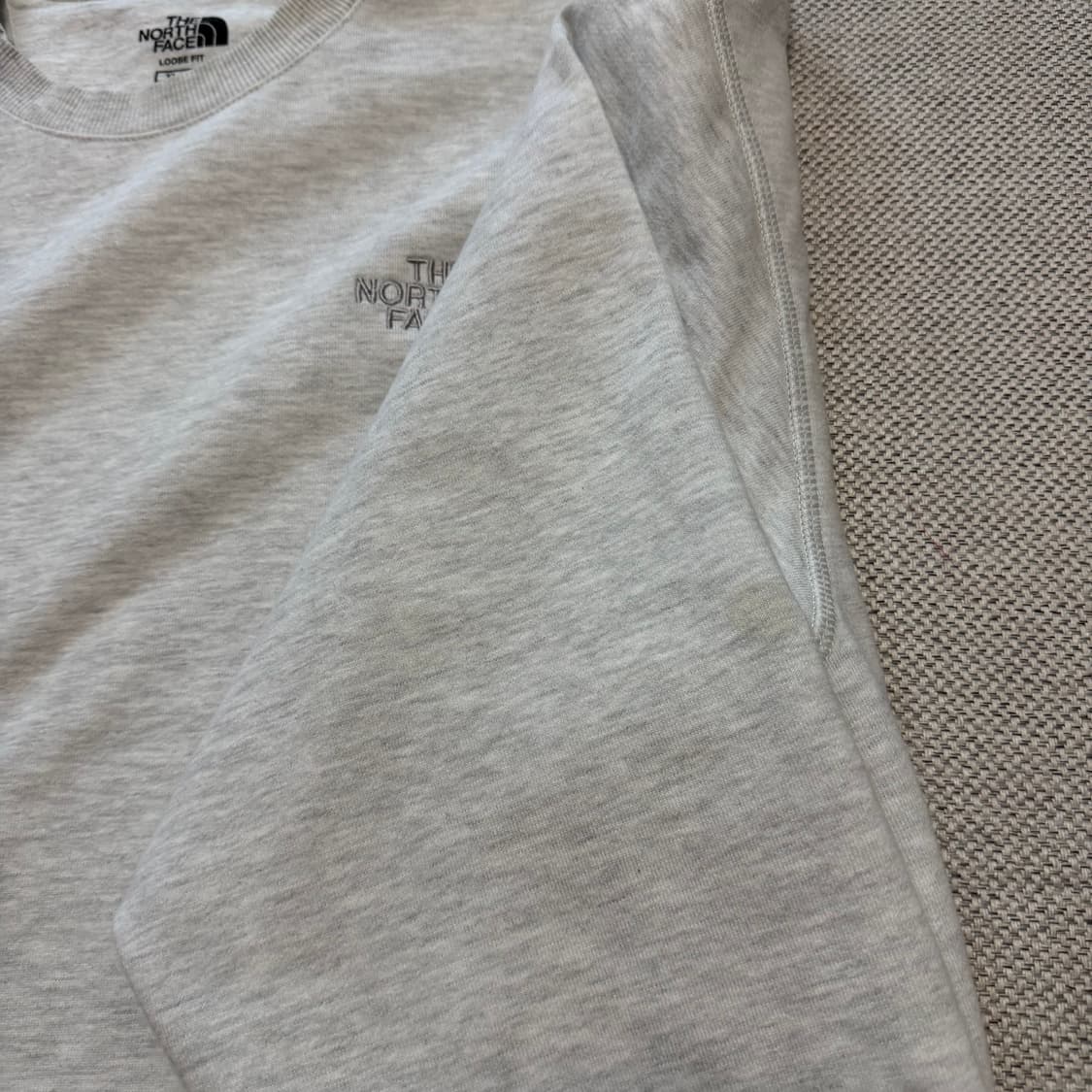 노스페이스 로고 맨투맨 상품이미지5