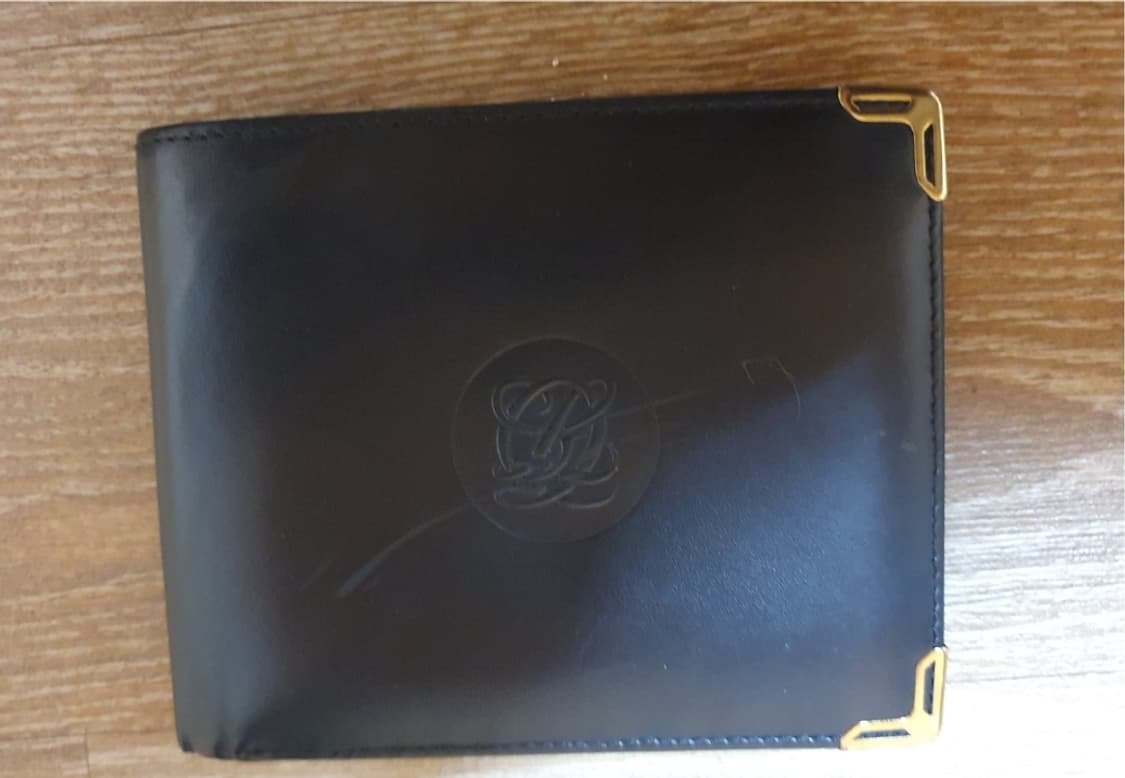 루이까또즈 (정품)금장 스터디장식의 지적인 남성 최고가의 올가죽 반지갑  상품이미지4