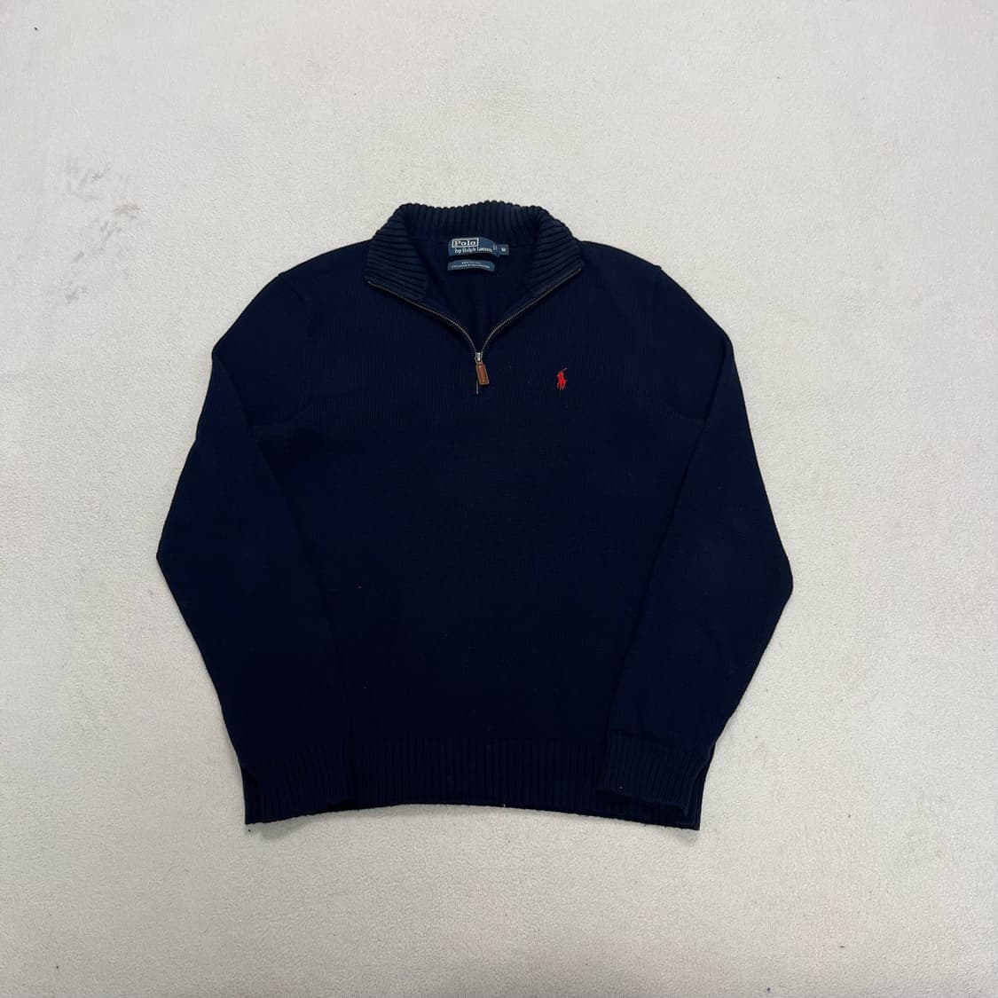 Polo Ralph Lauren navy half-zip knit 상품이미지4