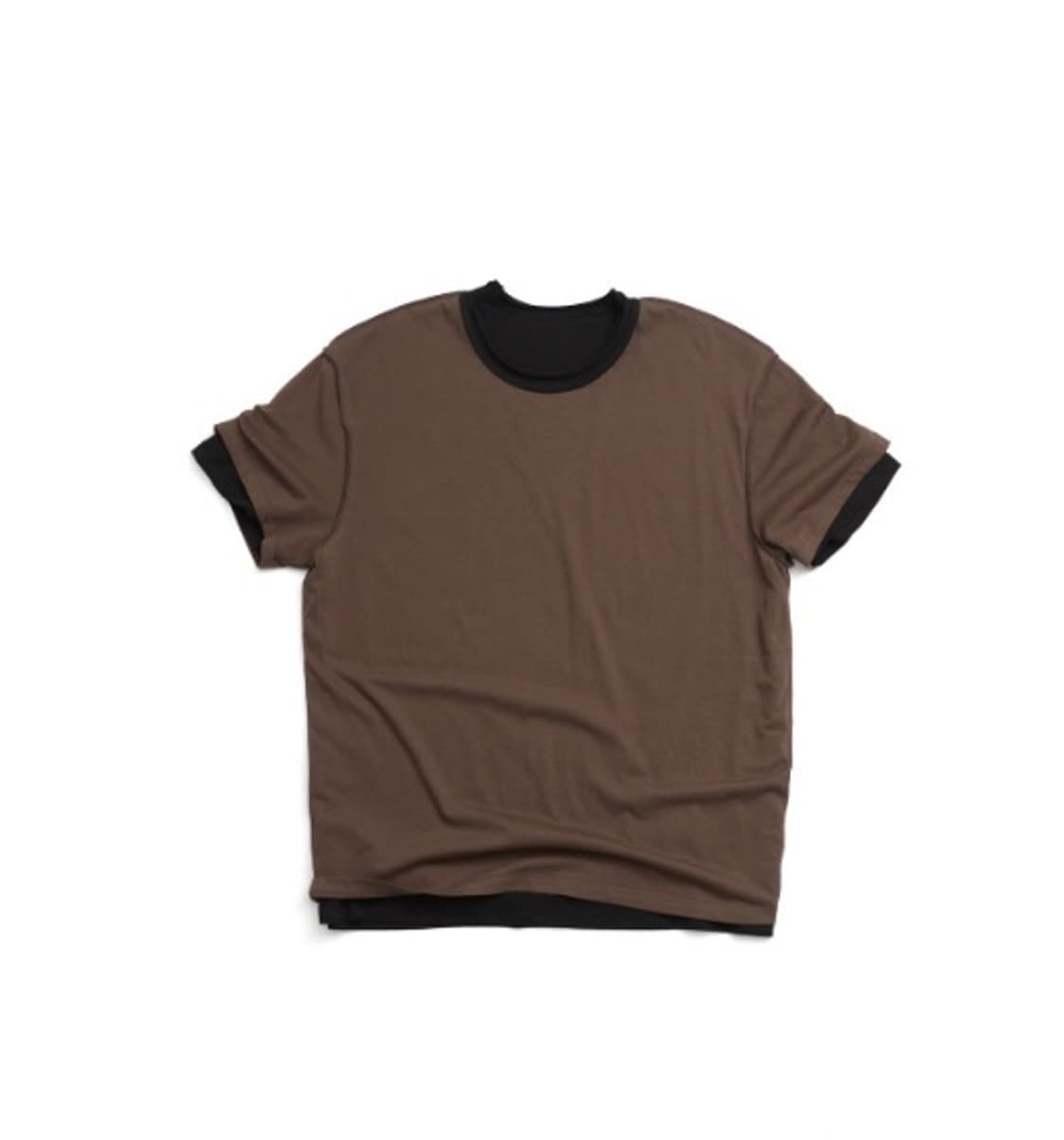 [해칭룸] Two Face Tee_Black/Brown (3 size) 상품이미지1