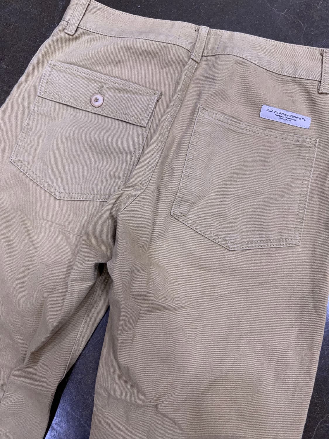 유니폼브릿지 퍼티그팬츠 베이지 M 상품이미지6
