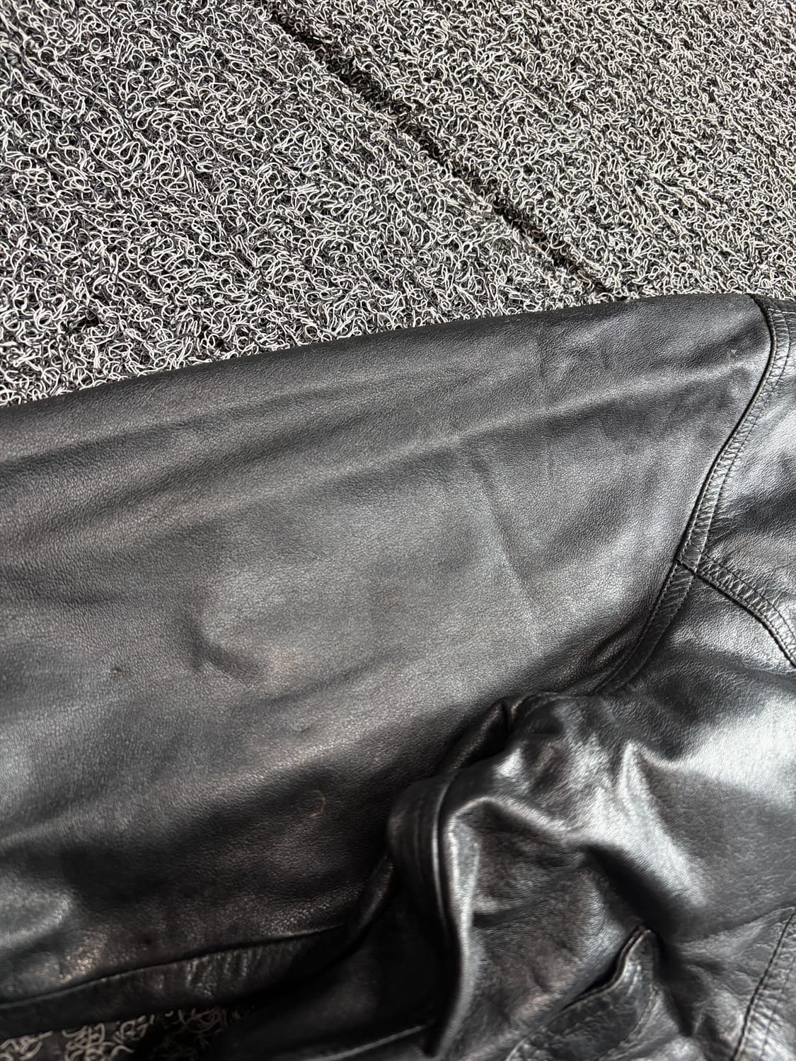 빈티지 아카이브 램스킨 봄버 레더 자켓 3358 상품이미지5