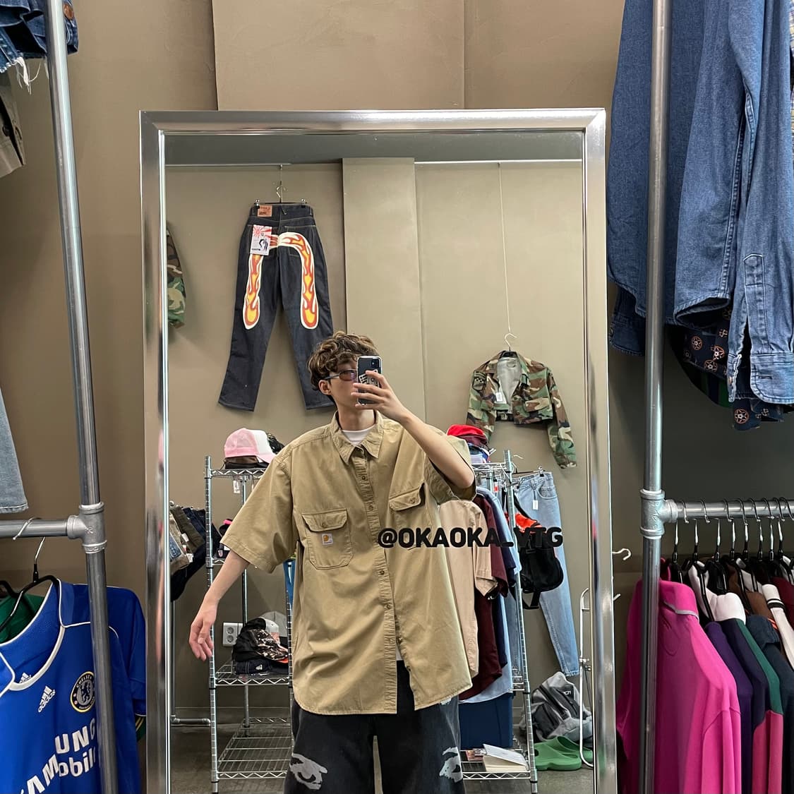 칼하트 투포켓 셔츠 상품이미지3