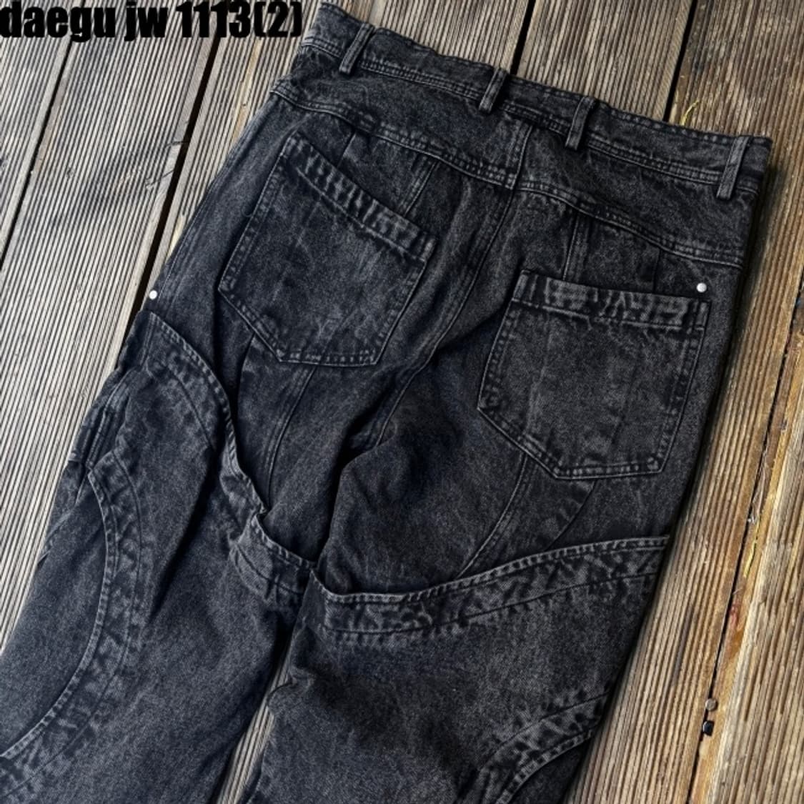 팔프롬왓 흑청바지 상품이미지6