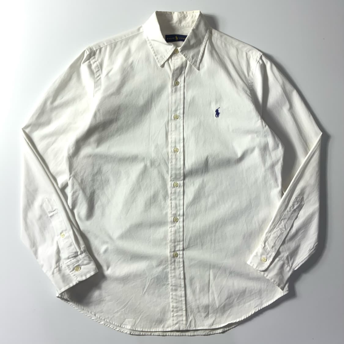 Polo  폴로 랄프로렌 자수 코튼 화이트 셔츠  상품이미지1