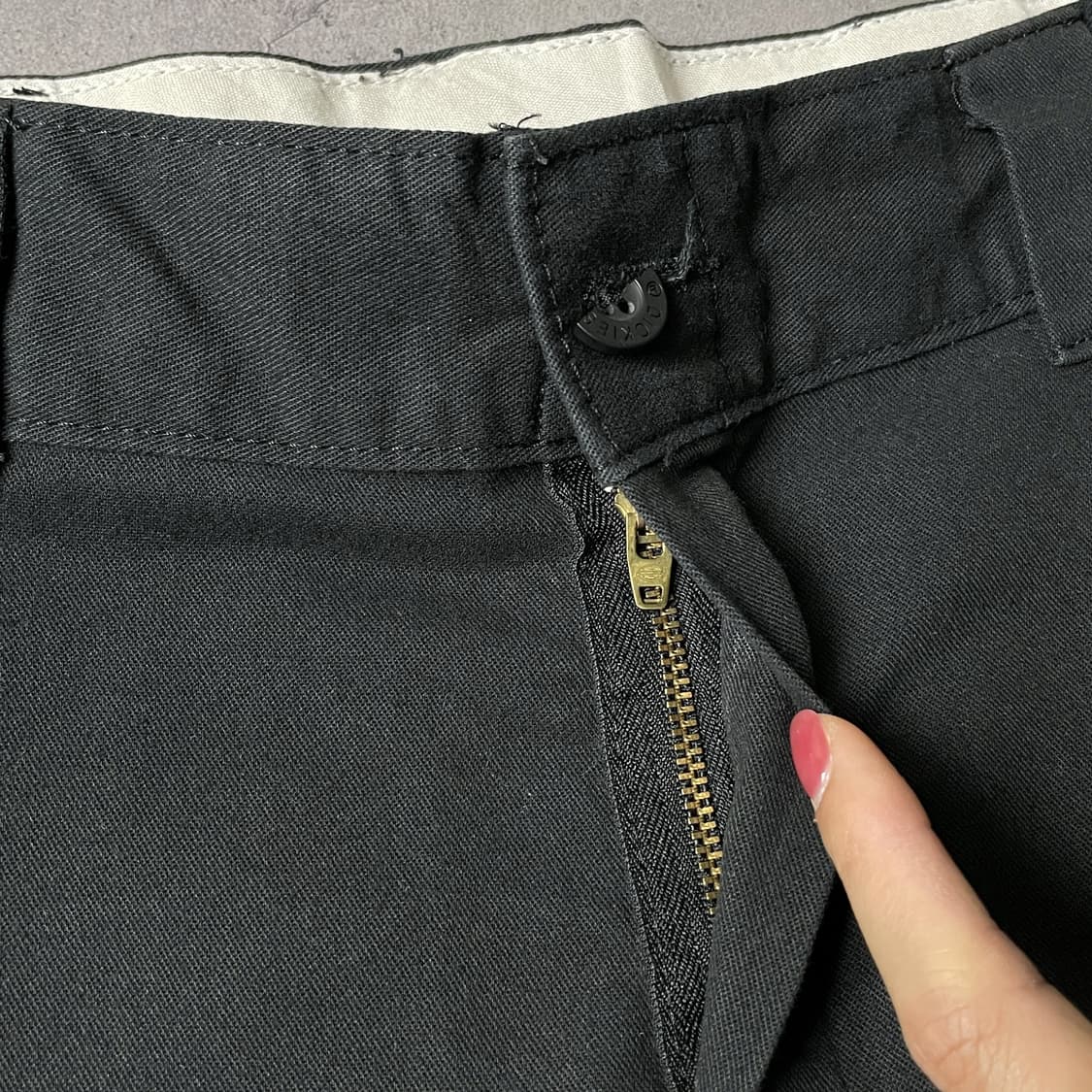 DICKIES 디키즈 빈티지 블랙 카고 워크 팬츠 A01074 상품이미지3