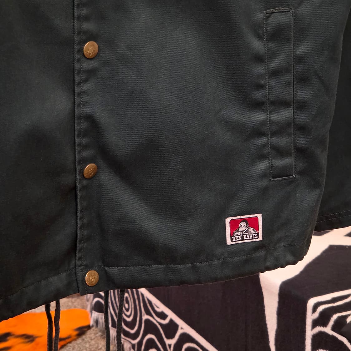 벤데이비스 딥그린 코튼 코치 자켓 상품이미지5