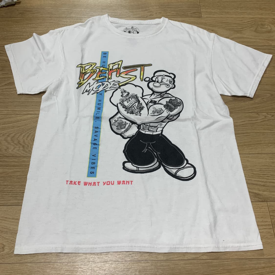 M)2monkeys 뽀빠이 반팔티 상품이미지1