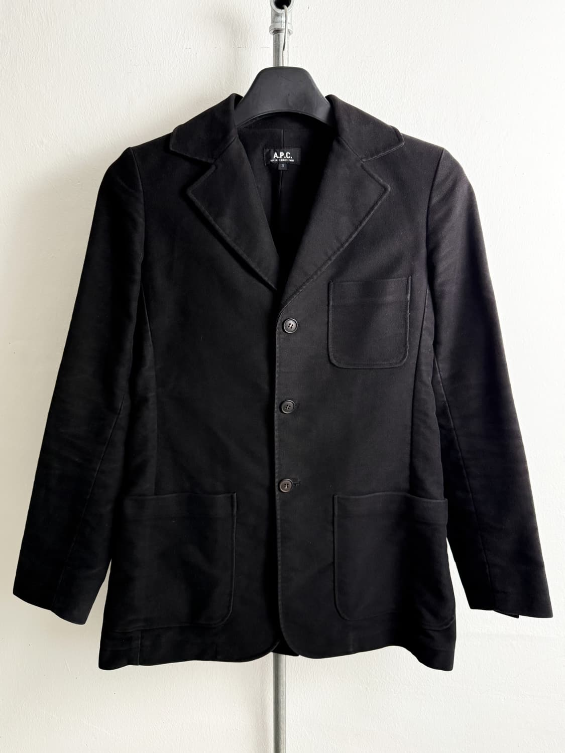 A.P.C. Women's Black Moleskin Jacket 상품이미지1