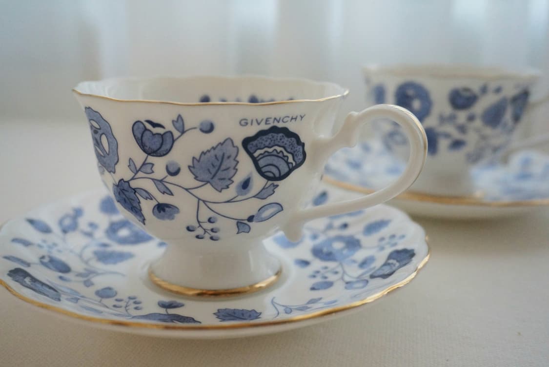 지방시 블루 플라워 찻잔 세트 상품이미지1