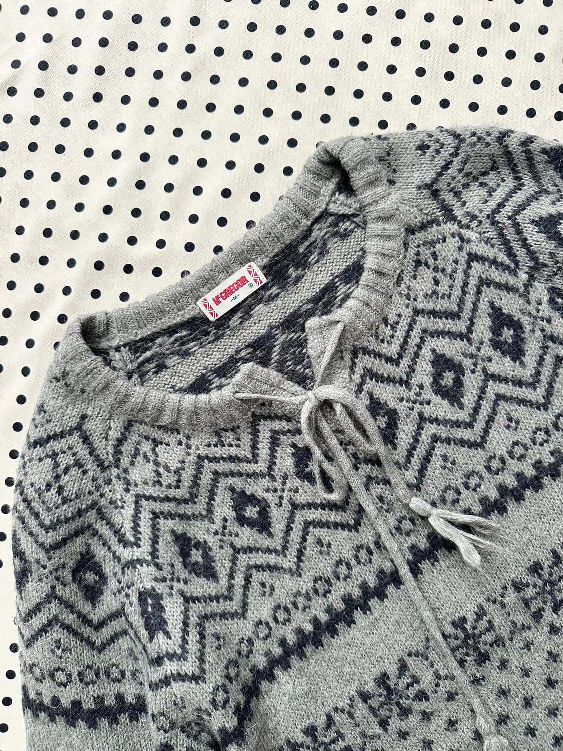 jpn 맥그리거 그레이 노르딕 7부니트 하구미 스즈코 히피 모리걸 상품이미지2