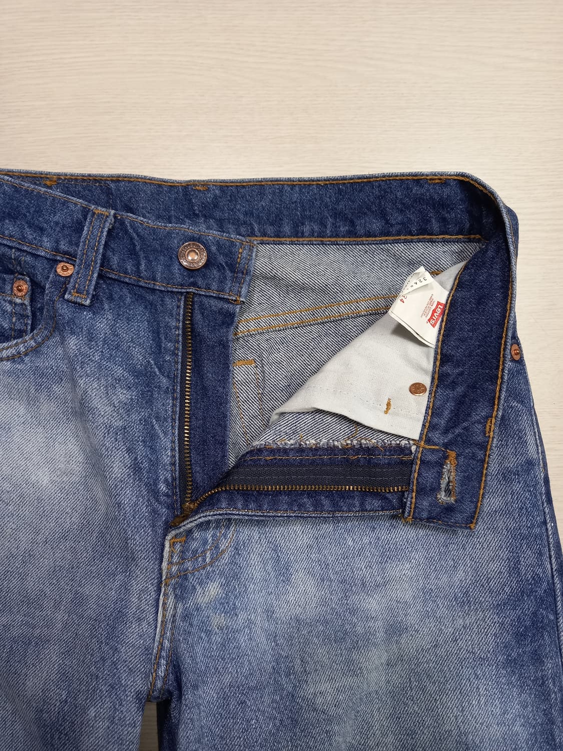 27 90's 리바이스510-0217 USA 테이퍼드진 27-613 상품이미지6