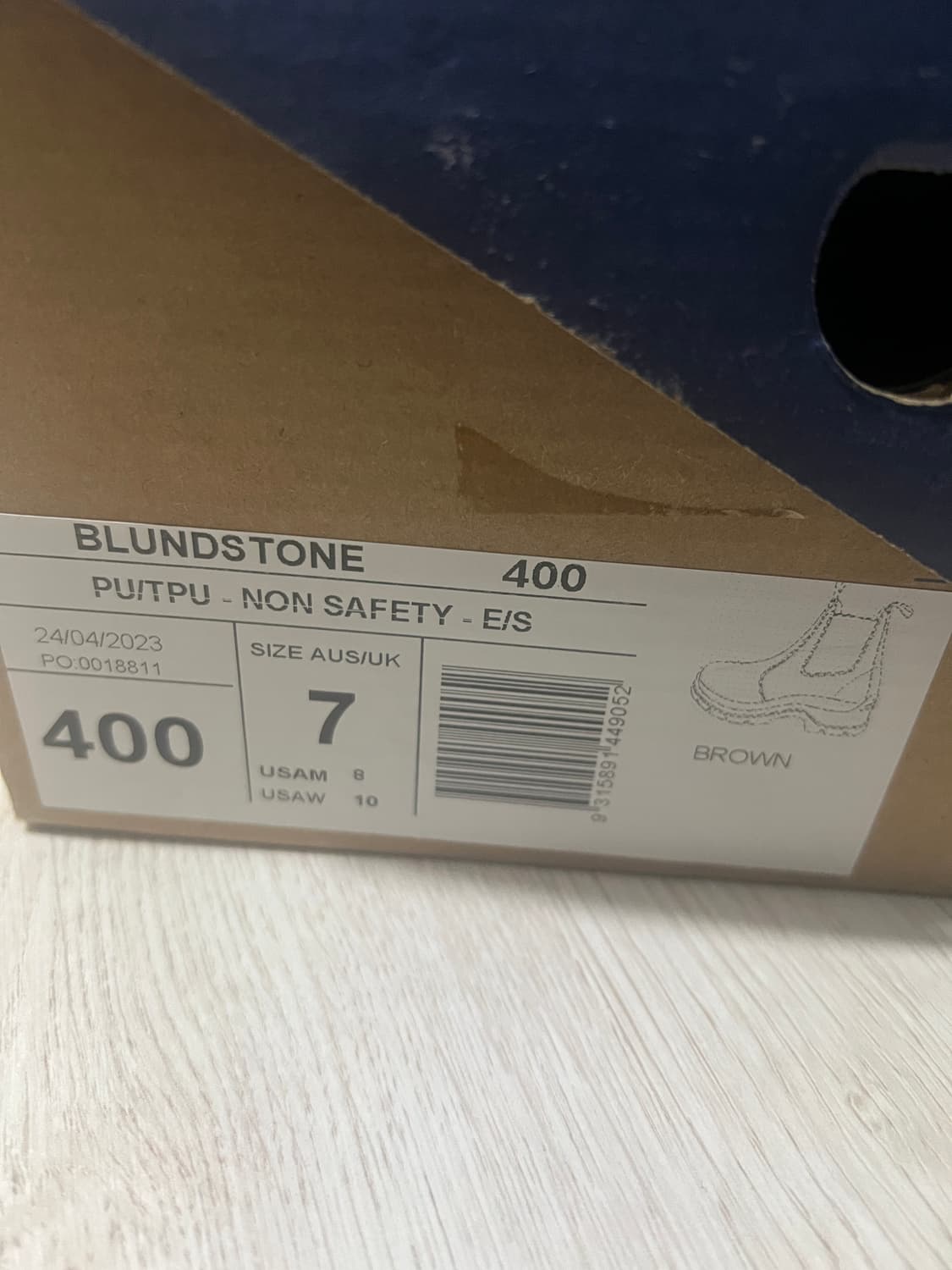 블런드스톤 400 브라운 첼시부츠 7사이즈 상품이미지3