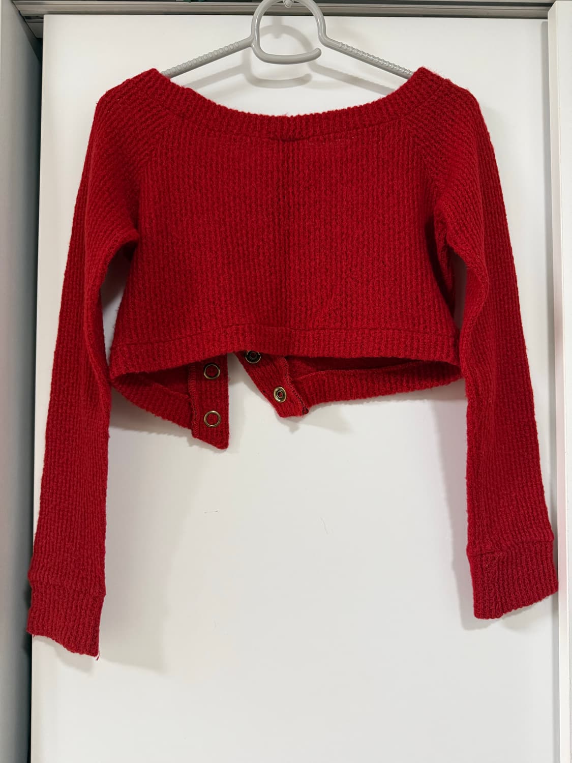 Red Crop Knit 상품이미지4