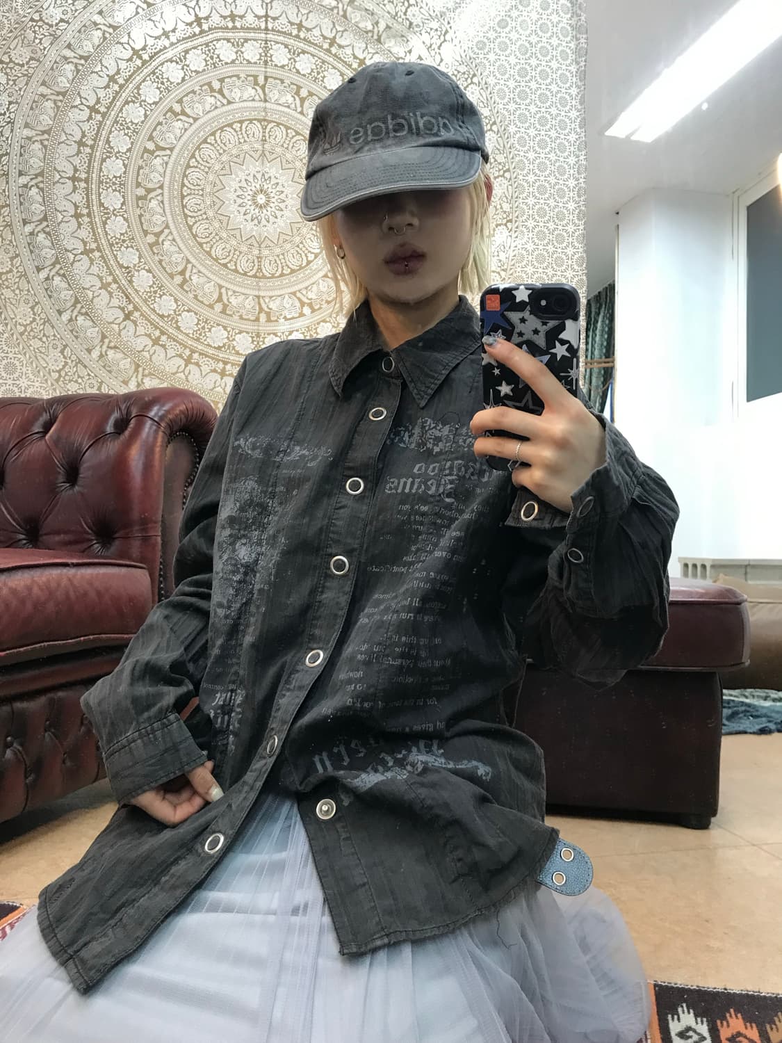 버커루 빈티지 웨스턴 셔츠 상품이미지1