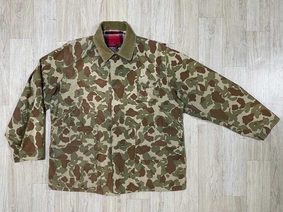 105~110) 60's 레드헤드 덕카모 코듀로이카라 헌팅자켓 상품이미지1