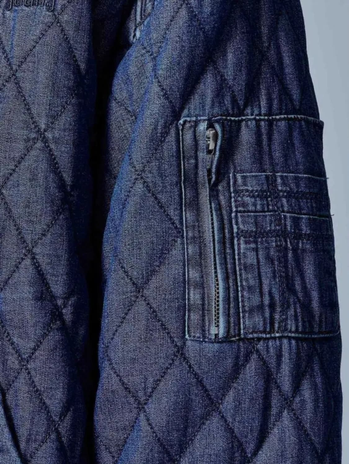 준지 24FW 퀼팅 마원 후드 데님 점퍼 상품이미지9