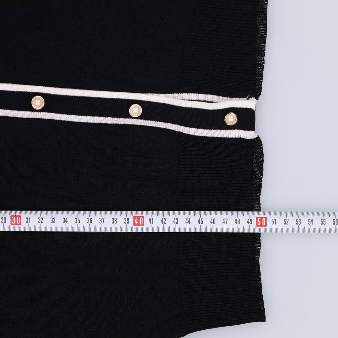 실측확인 빈티지 여성 패치 반팔니트 0417H1 상품이미지4